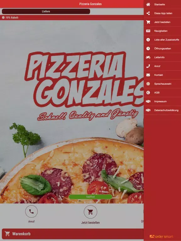 تصاویر Pizzeria Gonzales iPad 