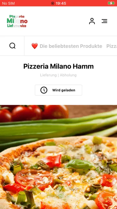 Capturas de tela do Pizzeria Milano Hamm