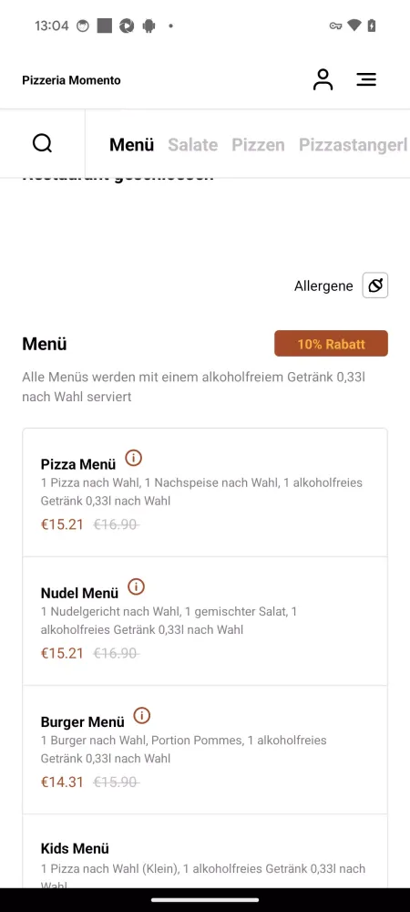 Pizzeria Momento Screenshots