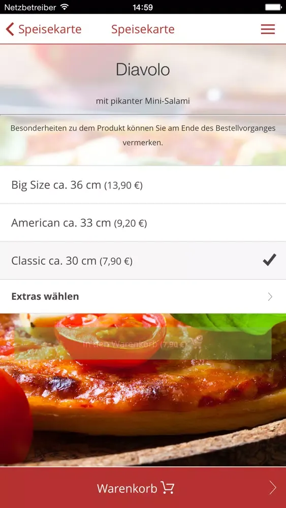 Zrzuty ekranu Pizzeria Pomodoro