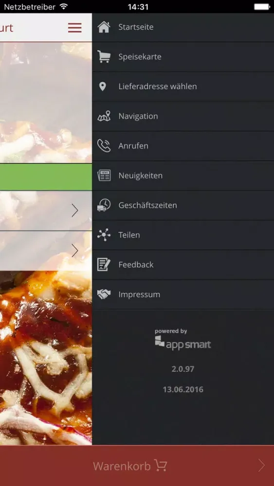 Zrzuty ekranu Pizza Uno Frankfurt