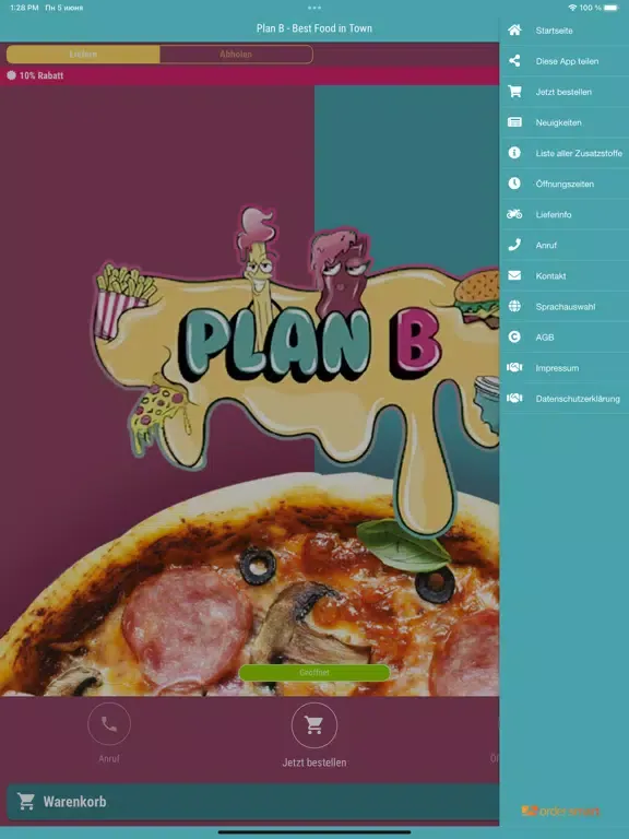 صور Plan B - Best Food in Town iPad 