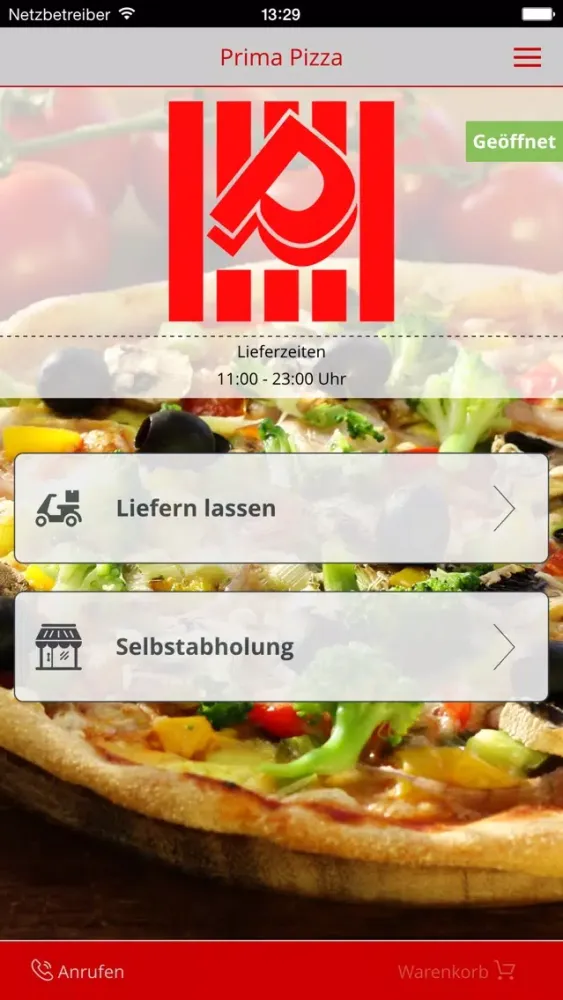 Prima Pizza应用截图