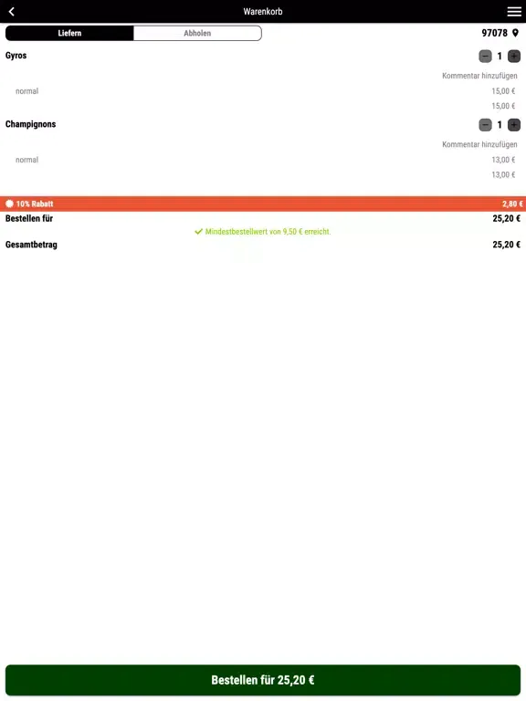 Restaurant Ermis iPad 应用截图