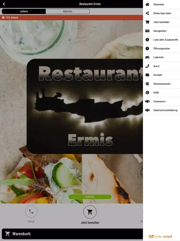 Restaurant Ermis iPad 应用截图