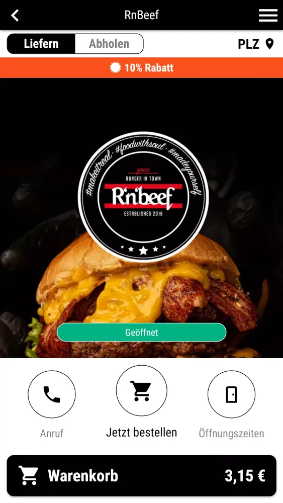 ภาพหน้าจอของ RnBeef