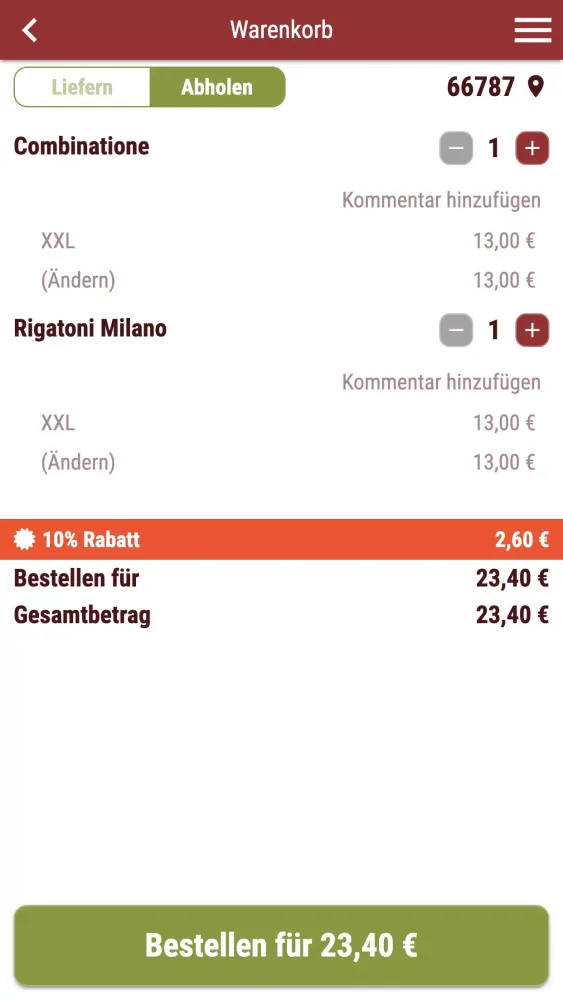 Screenshot di Schnitzel-Haus Wadgassen