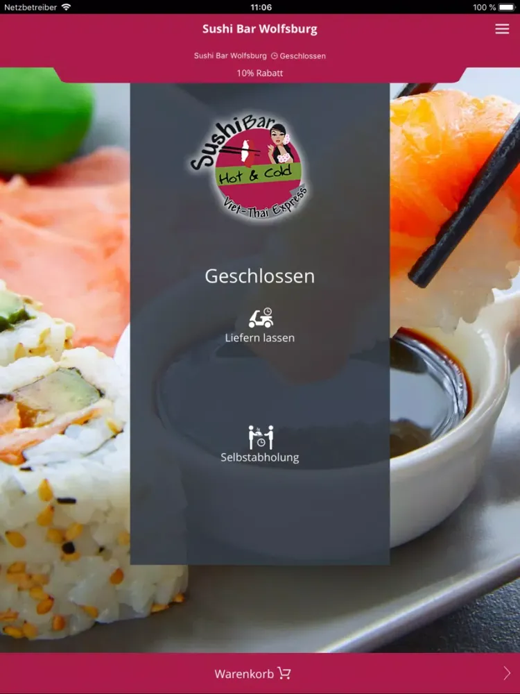 Sushi Bar Wolfsburg iPad  স্ক্রিনশট