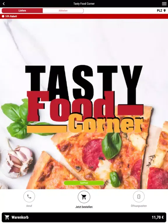 Tasty Food Corner iPad  स्क्रीनशॉट