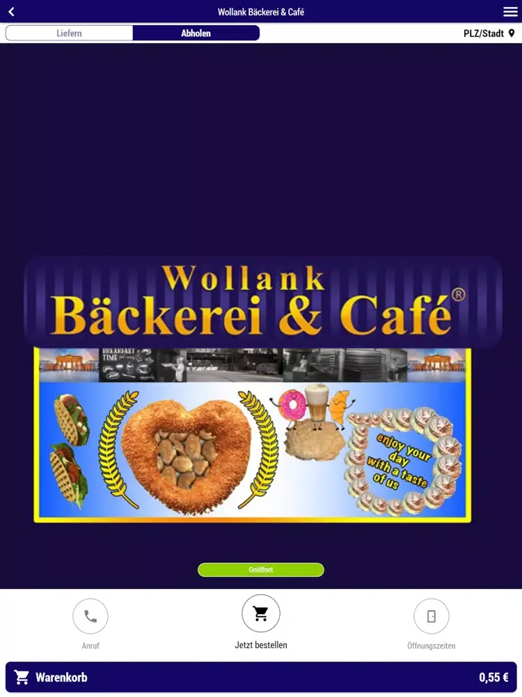 Скриншоты Wollank Bäckerei & Cafe iPad 