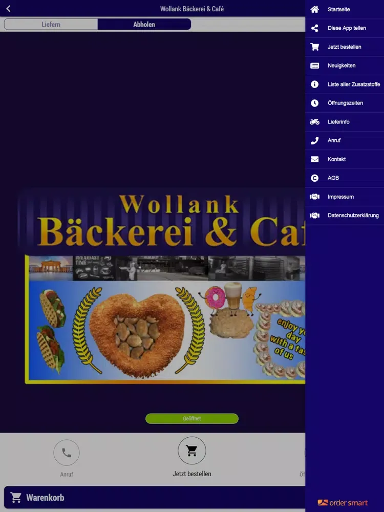 Скриншоты Wollank Bäckerei & Cafe iPad 