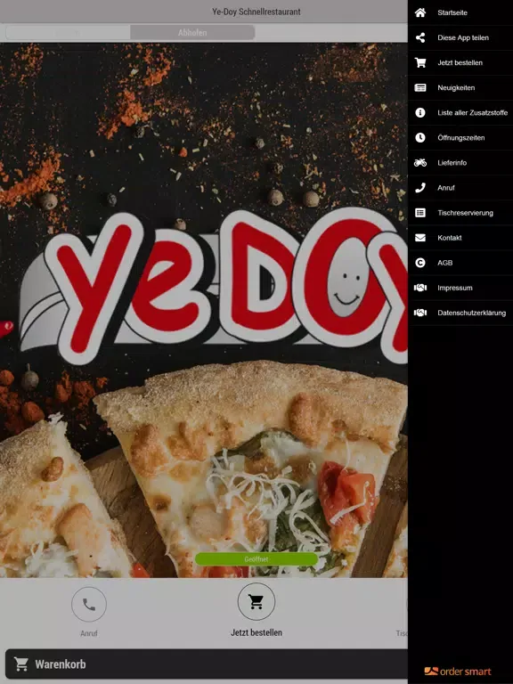 Ảnh chụp màn hình của Ye-Doy Schnellrestaurant iPad 