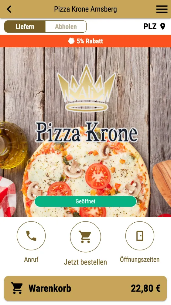 ภาพหน้าจอของ Pizza Krone Arnsberg