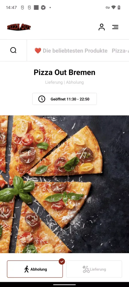 Pizza Out Bremen स्क्रीनशॉट