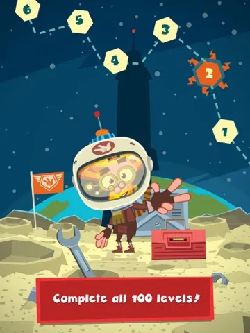 Ảnh chụp màn hình của Fixies: the Moon Adventures iPad 