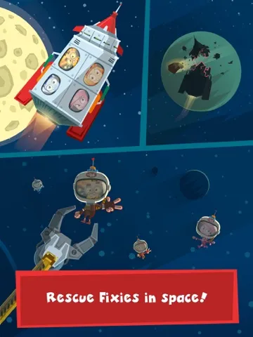 Ảnh chụp màn hình của Fixies: the Moon Adventures iPad 