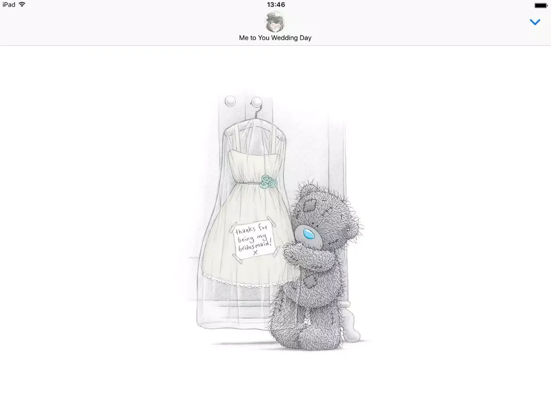 Me To You Wedding Day iPad  स्क्रीनशॉट