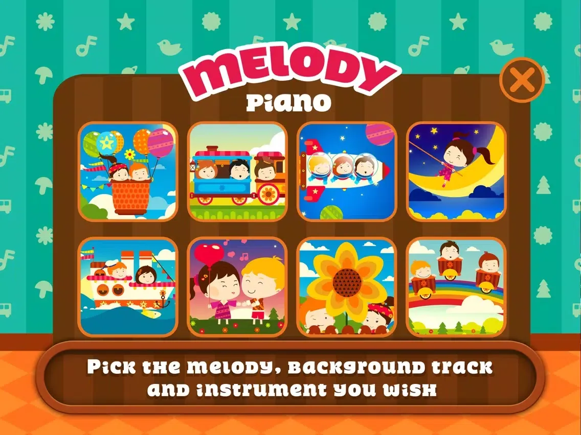 Tangkapan skrin Tap The Melody iPad 