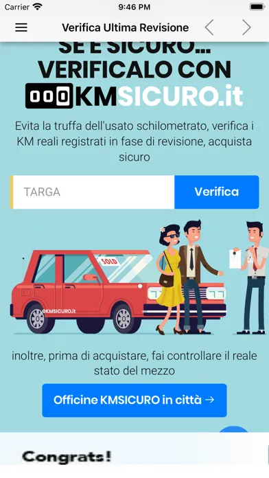 Zrzuty ekranu Controllo Targa