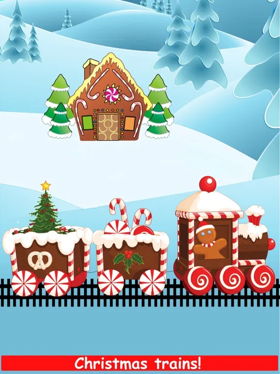 Christmas Train Snowman Games iPad Screenshots