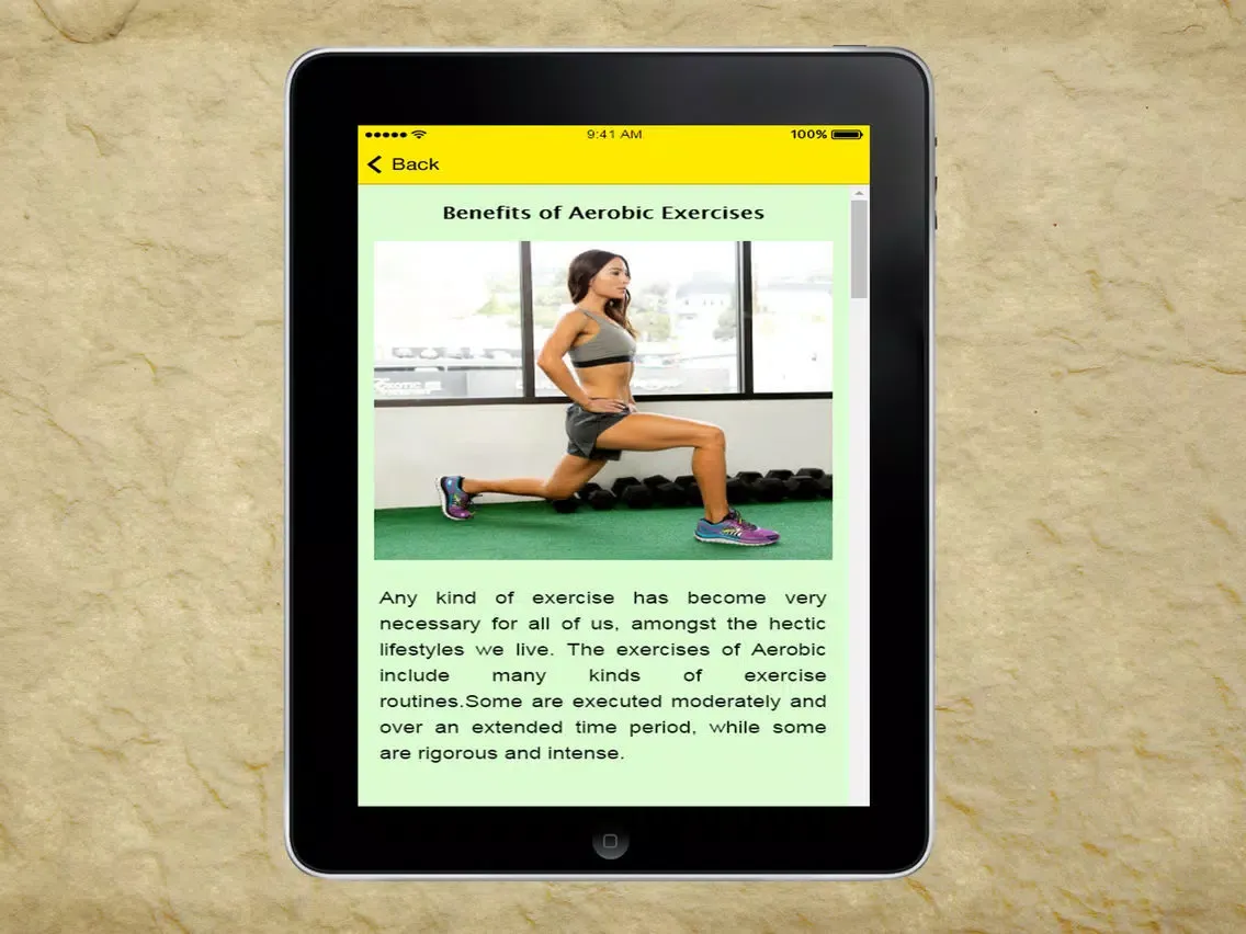 تصاویر Aerobics - Training your body for a stronger Aerobic Fitness iPad 