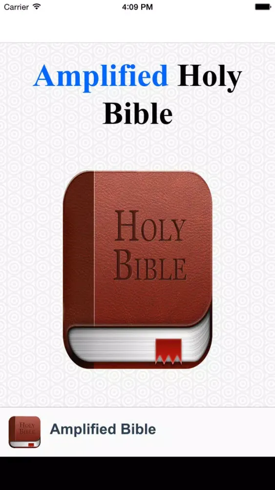 Amplified Bible Offline应用截图