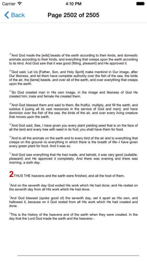 Amplified Bible Offline应用截图