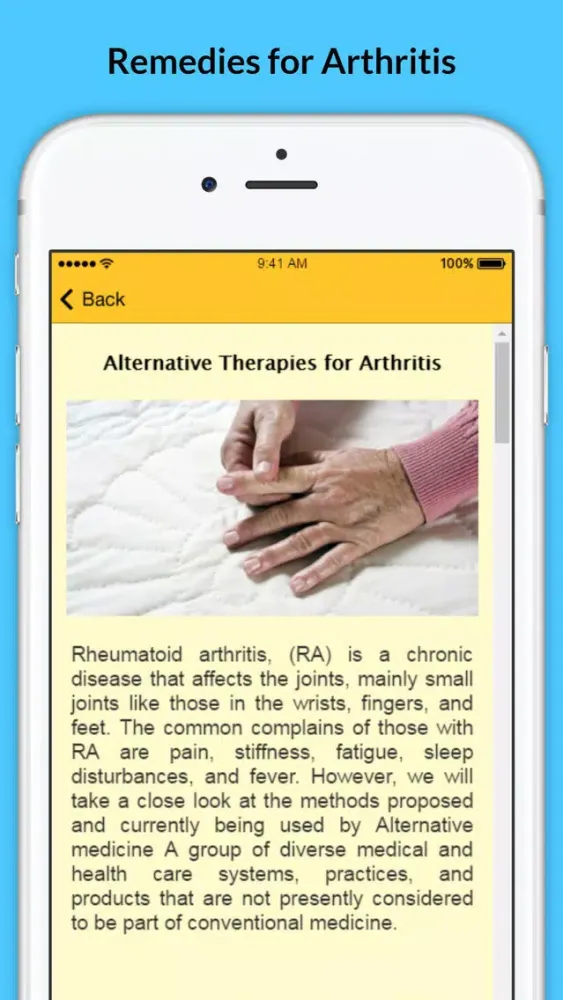 Arthritis - Signs of Arthritis and Natural Remedies سکرین شاٹس