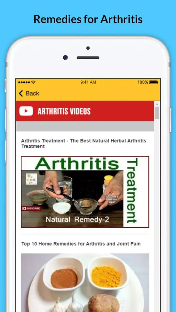 Arthritis - Signs of Arthritis and Natural Remedies سکرین شاٹس