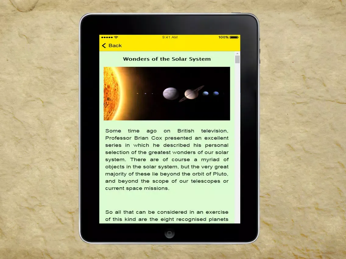 Astronomy- Wonders of the Solar System iPad 應用截圖