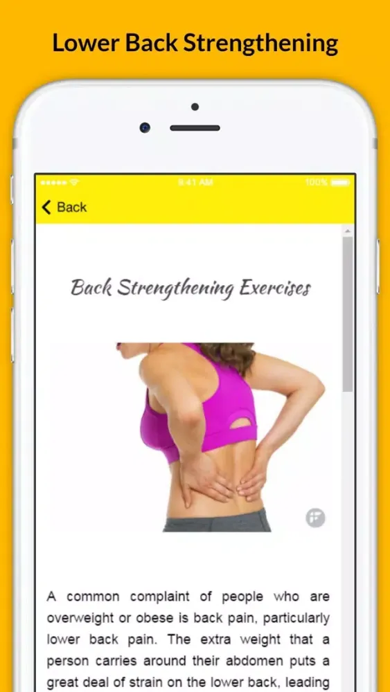 Back Strengthening Exercises - Kill Your Back Pain Screenshots