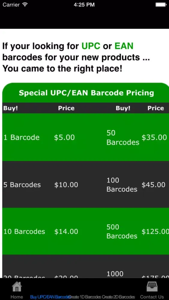 Barcodes-Now应用截图