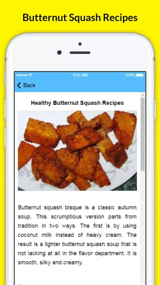 Butternut Squash Recipes - Soup in Thai Curry Paste應用截圖