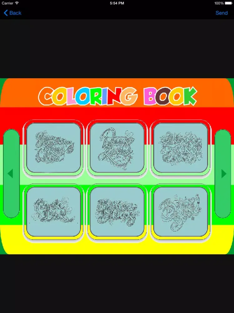 Screenshot di Swear Words Coloring Books For Adults HD iPad 