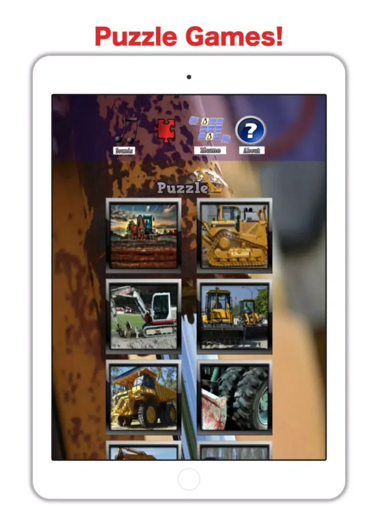 Capturas de tela do Construction Truck Kids Games iPad 