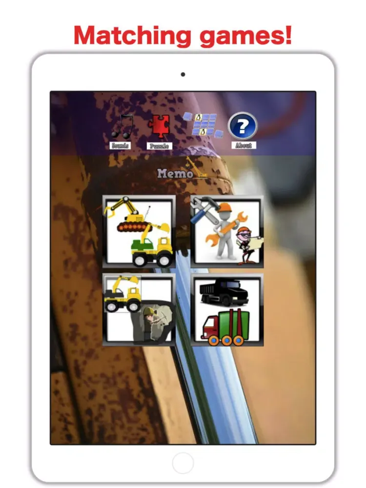 Capturas de tela do Construction Truck Kids Games iPad 