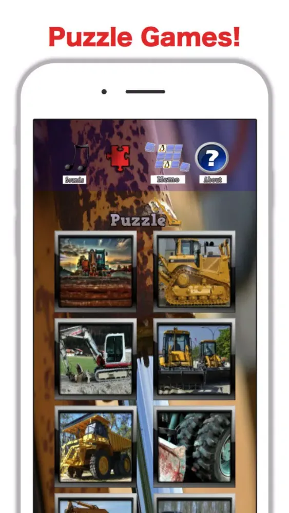 Capturas de tela do Construction Truck Kids Games