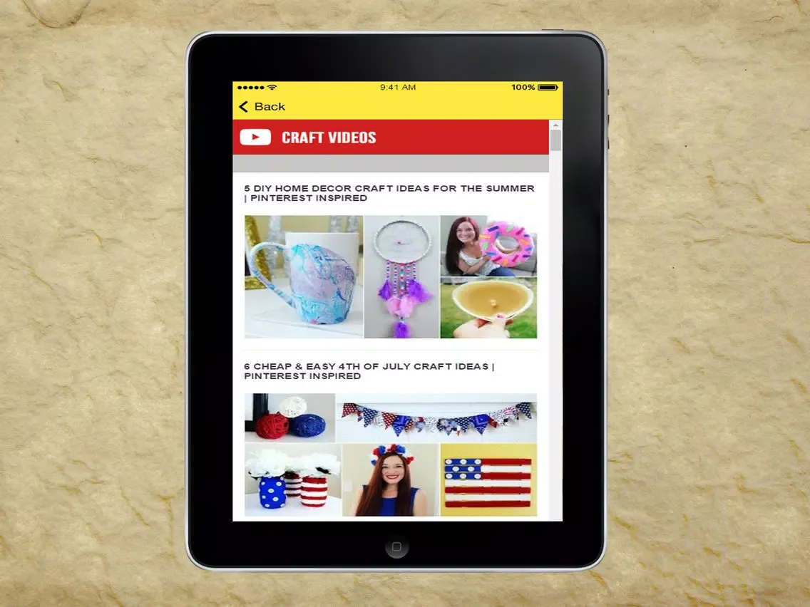 Capturas de tela do Craft Ideas For Kids - Quick & Easy Kids Crafts that ANYONE Can Make iPad 