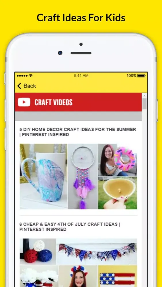 Capturas de tela do Craft Ideas For Kids - Quick & Easy Kids Crafts that ANYONE Can Make
