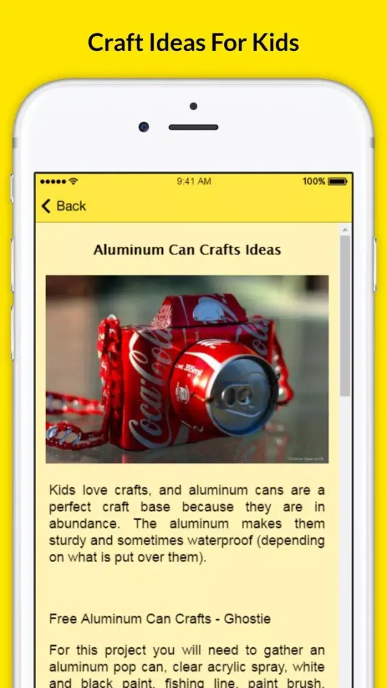 Capturas de tela do Craft Ideas For Kids - Quick & Easy Kids Crafts that ANYONE Can Make