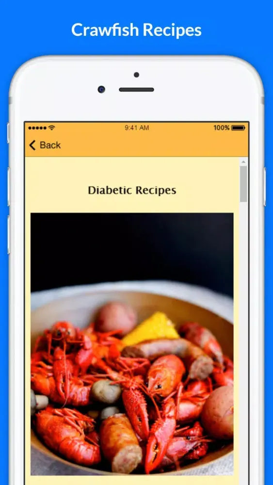 Capturas de pantalla de A+ Crawfish Recipes