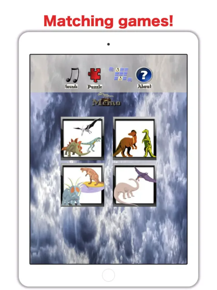 Ảnh chụp màn hình của Dinosaur World! Dinos For Kids iPad 