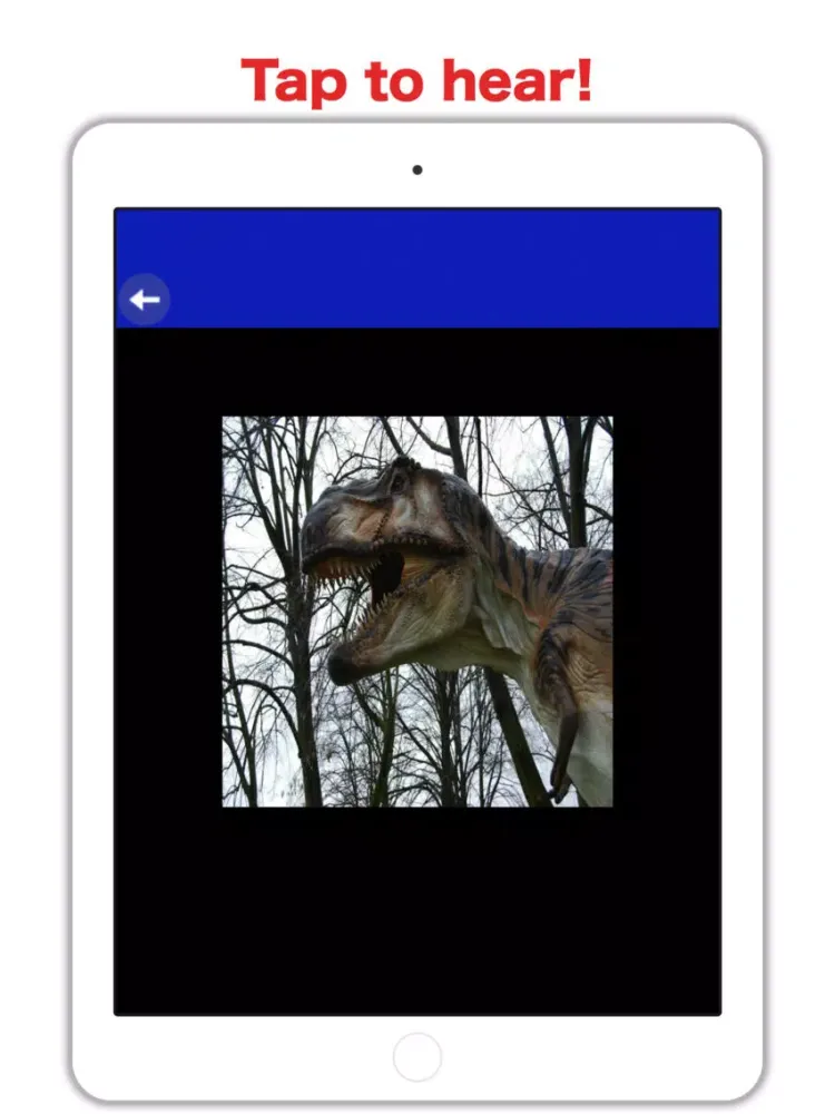 Ảnh chụp màn hình của Dinosaur World! Dinos For Kids iPad 