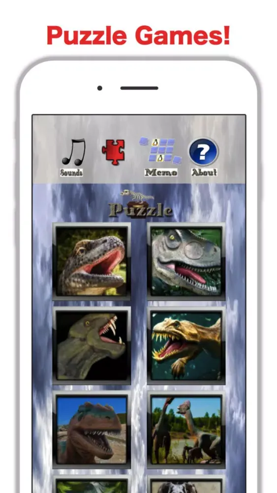 Ảnh chụp màn hình của Dinosaur World! Dinos For Kids