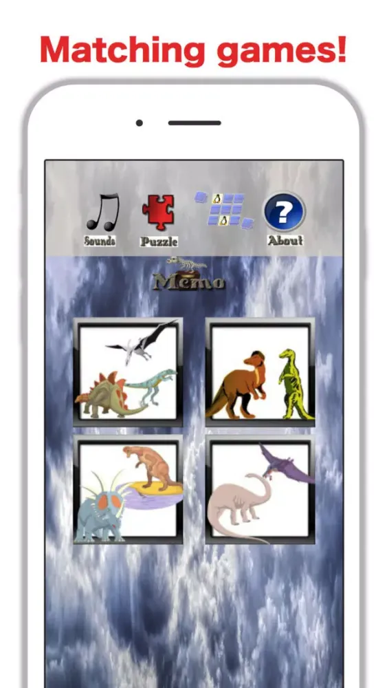 Ảnh chụp màn hình của Dinosaur World! Dinos For Kids