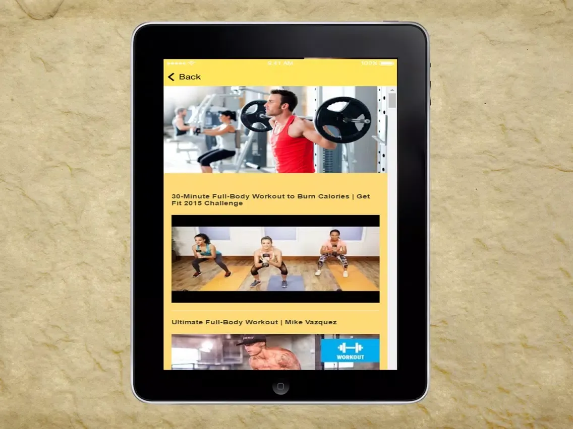 Tangkapan skrin Full Fitness Exercise - Cross Training Workouts iPad 