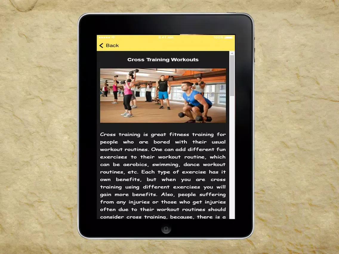 Tangkapan skrin Full Fitness Exercise - Cross Training Workouts iPad 