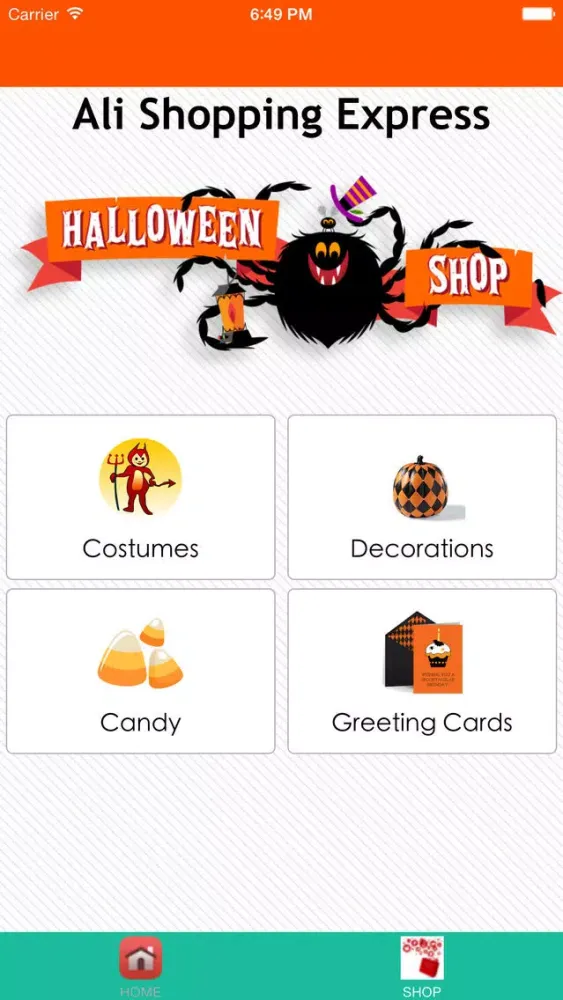 Zrzuty ekranu Halloween Shopping - for AliExpress