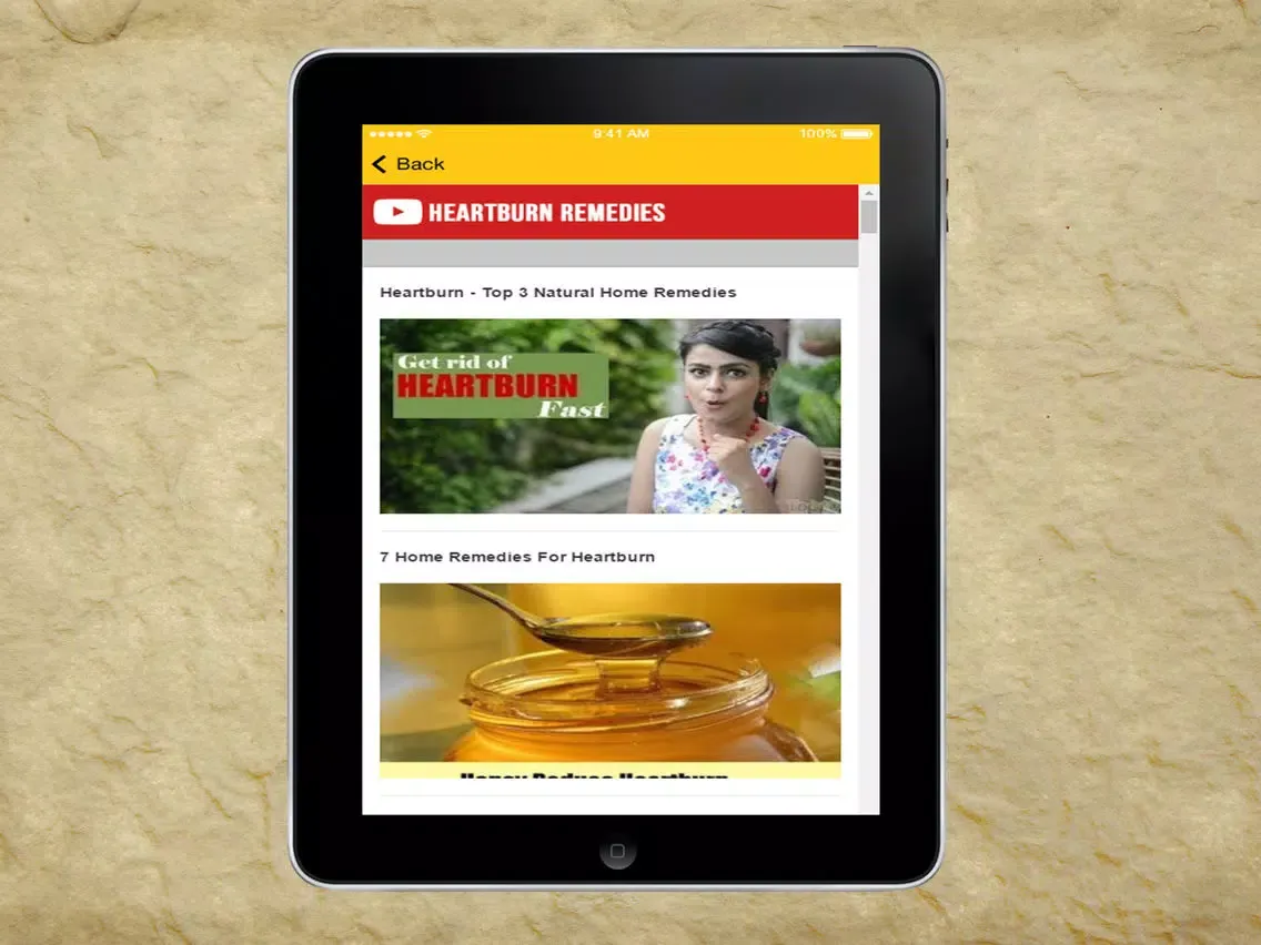 Heartburn Remedies iPad  स्क्रीनशॉट