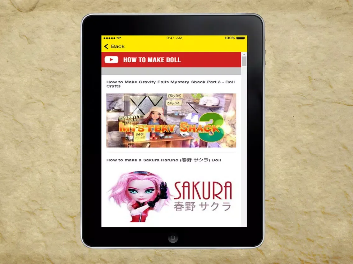 Screenshot di How To Make Doll - Doll Making Tutorials and Tips iPad 